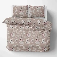 Pointehaven 180 GSM Brushed Cotton Flannel Printed Duvet Set
