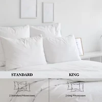 Pointehaven 180 GSM Brushed Cotton Fashion Prints Soft Flannel Pillowcases Pair