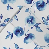 Pointehaven 200 Thread Count Cotton Percale Print Pillowcase Pairs