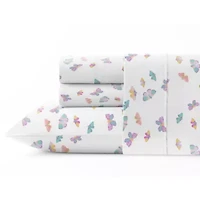 Pointehaven 200 Thread Count Cotton Percale Print Sheet Sets