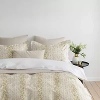 Pointehaven 200 Thread Count Cotton Percale Print Duvet Sets