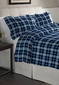Superior Weight Cotton Flannel Duvet Set