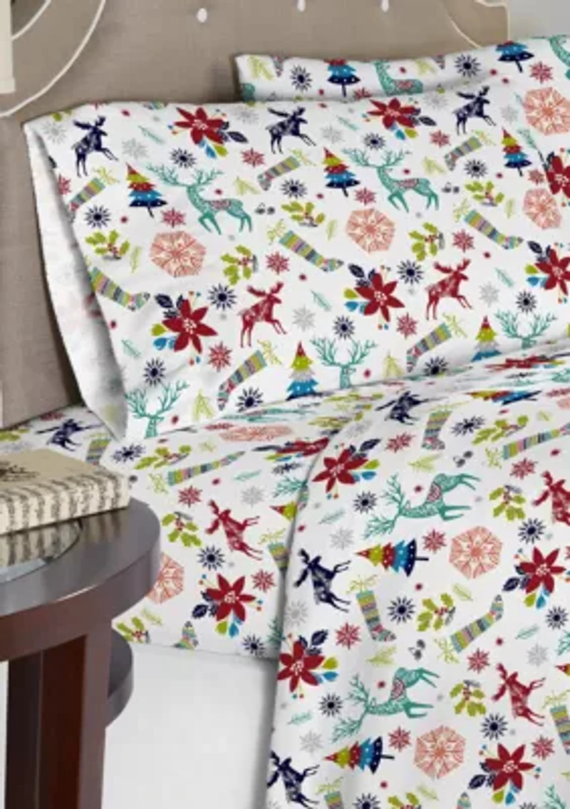 Celeste Home Cotton Flannel Sheet Set