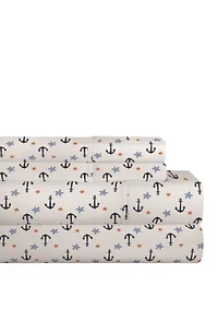 200 TC Percale Cotton Sheet Set