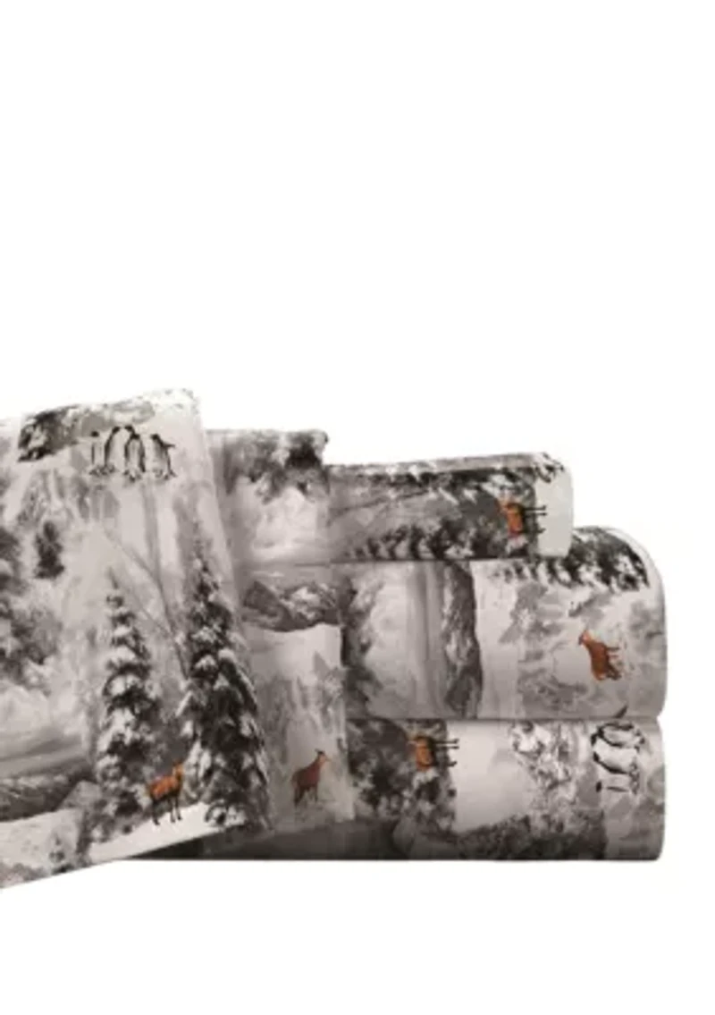 Celeste Home Velvet Soft Luxury Cotton Flannel Sheet Set