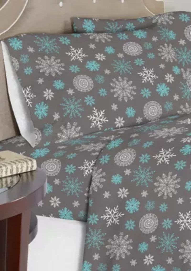 Celeste Home Velvet Soft Luxury Cotton Flannel Sheet Set