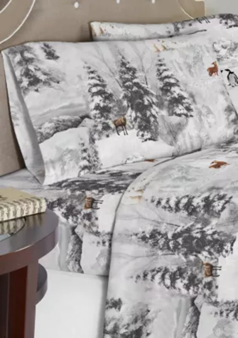 Celeste Home Velvet Soft Luxury Cotton Flannel Sheet Set