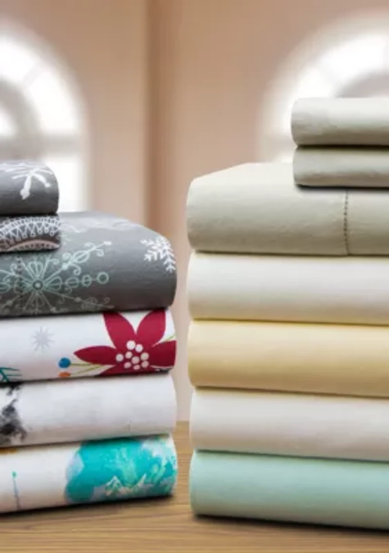 Celeste Home Velvet Soft Luxury Cotton Flannel Sheet Set