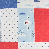 Lullaby Bedding Airplane Euro Shams