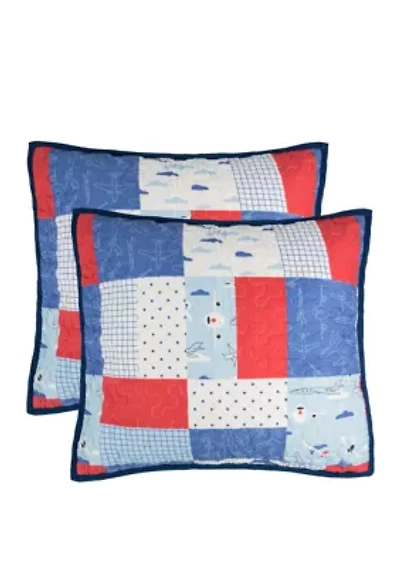 Lullaby Bedding Airplane Euro Shams