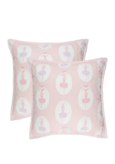 Lullaby Bedding Ballerina Euro Shams