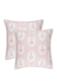 Lullaby Bedding Ballerina Euro Shams