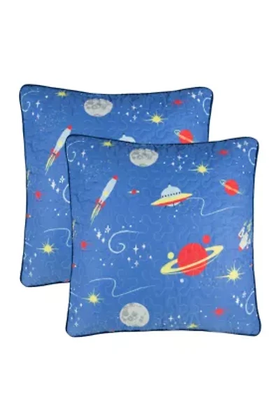 Lullaby Bedding Space Euro Shams
