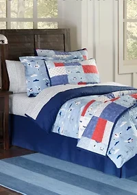 Lullaby Bedding Airplane Standard Pillow Case