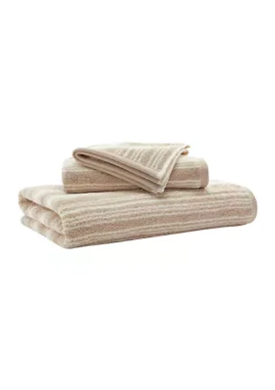 Sanders Striped Bath Towels