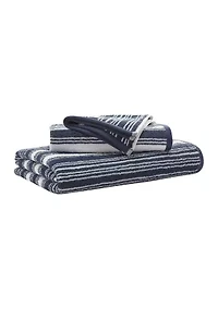 Sanders Striped Bath Towels