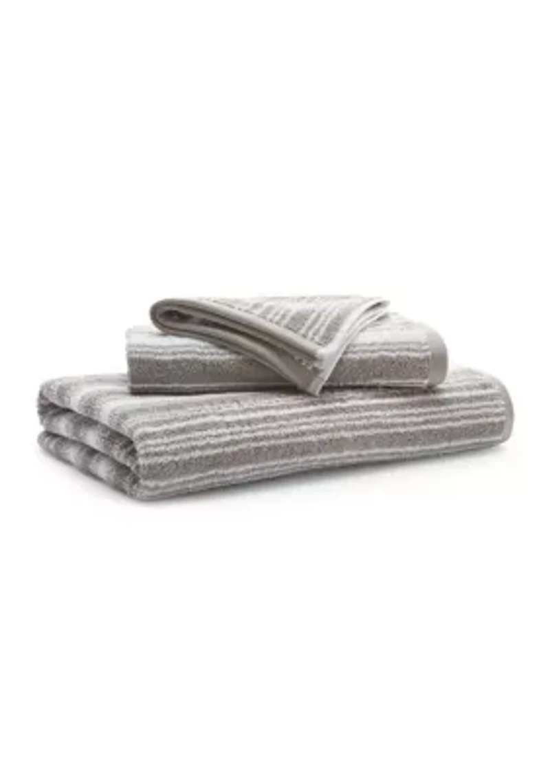 Sanders Striped Bath Towels