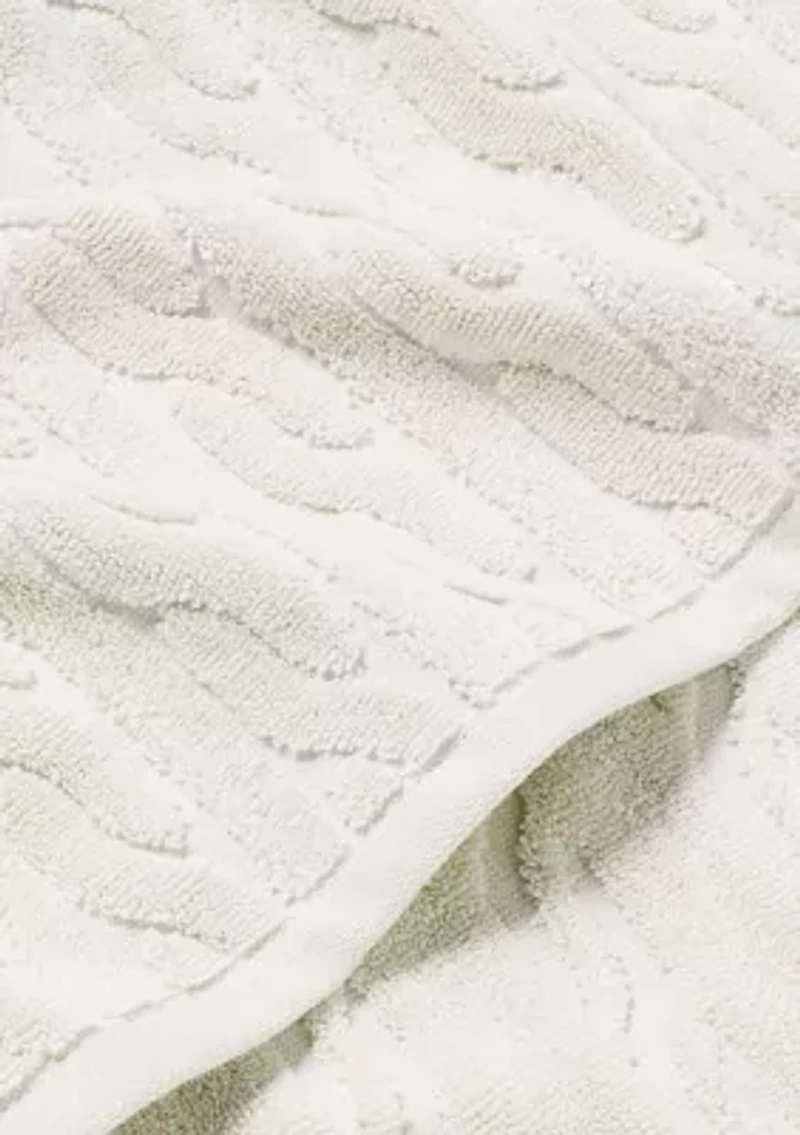 Sanders Cable Bath Towels