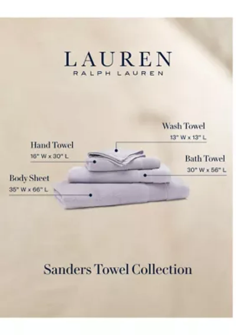 Sanders Antimicrobial Bath Towel Collection