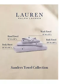 Sanders Antimicrobial Bath Towel Collection
