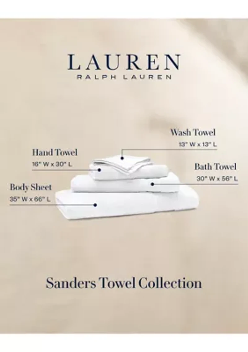Sanders Antimicrobial Bath Towel Collection