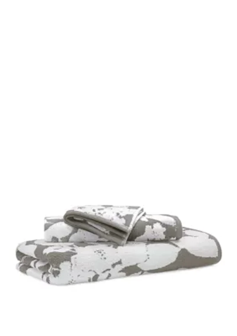 Sanders Antimicrobial Floral Bath Towel Collection