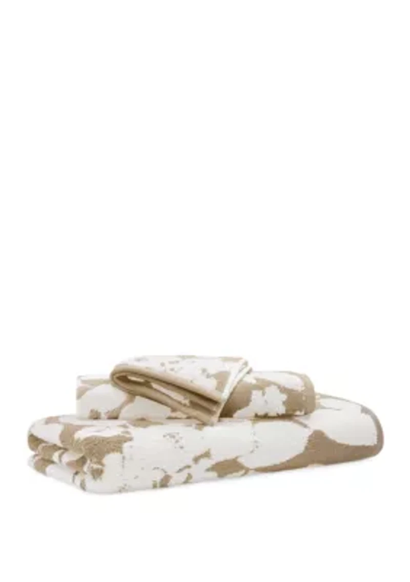Sanders Antimicrobial Floral Bath Towel Collection