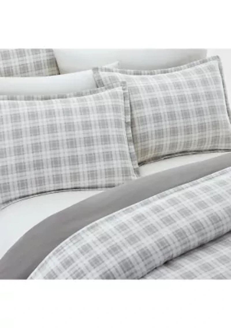 Solid Flannel Sheet Set
