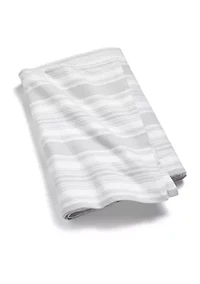 Carolyne Ticking-Stripe Bed Blanket