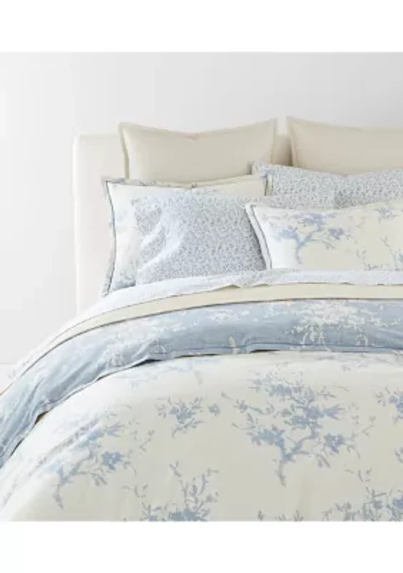 Eva Botanical Cotton Sateen Comforter Set