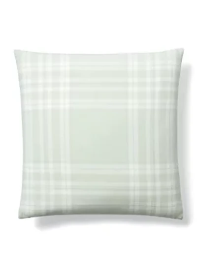 Windowpane Check Throw Pillow