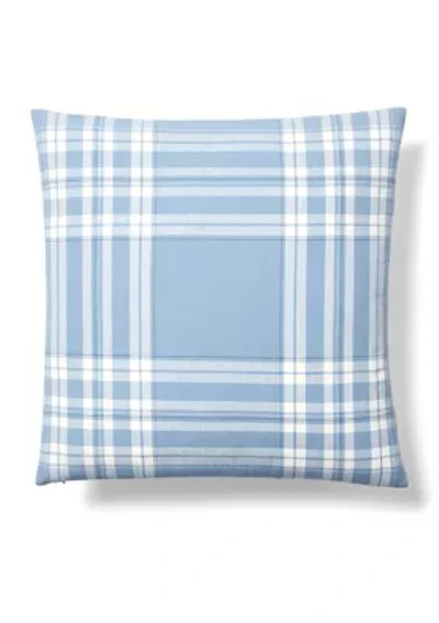 Windowpane Check Throw Pillow