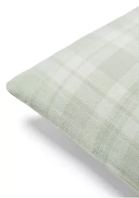 Windowpane Check Throw Pillow