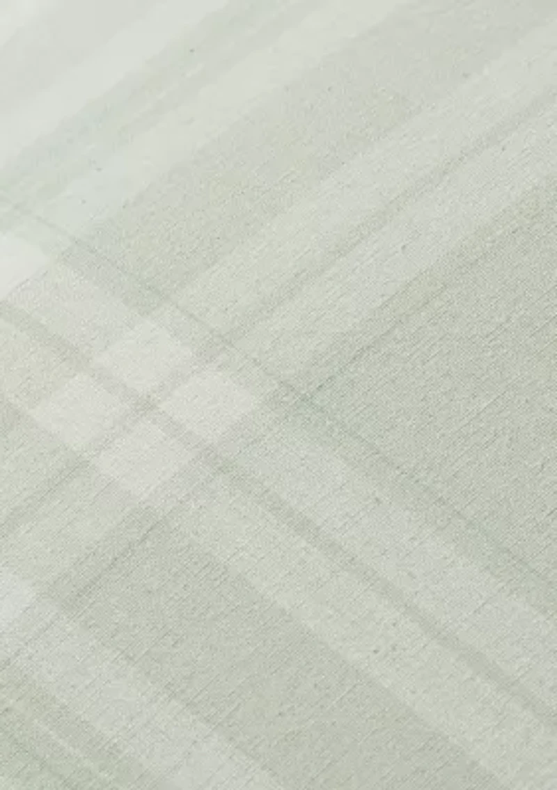 Windowpane Check Throw Pillow