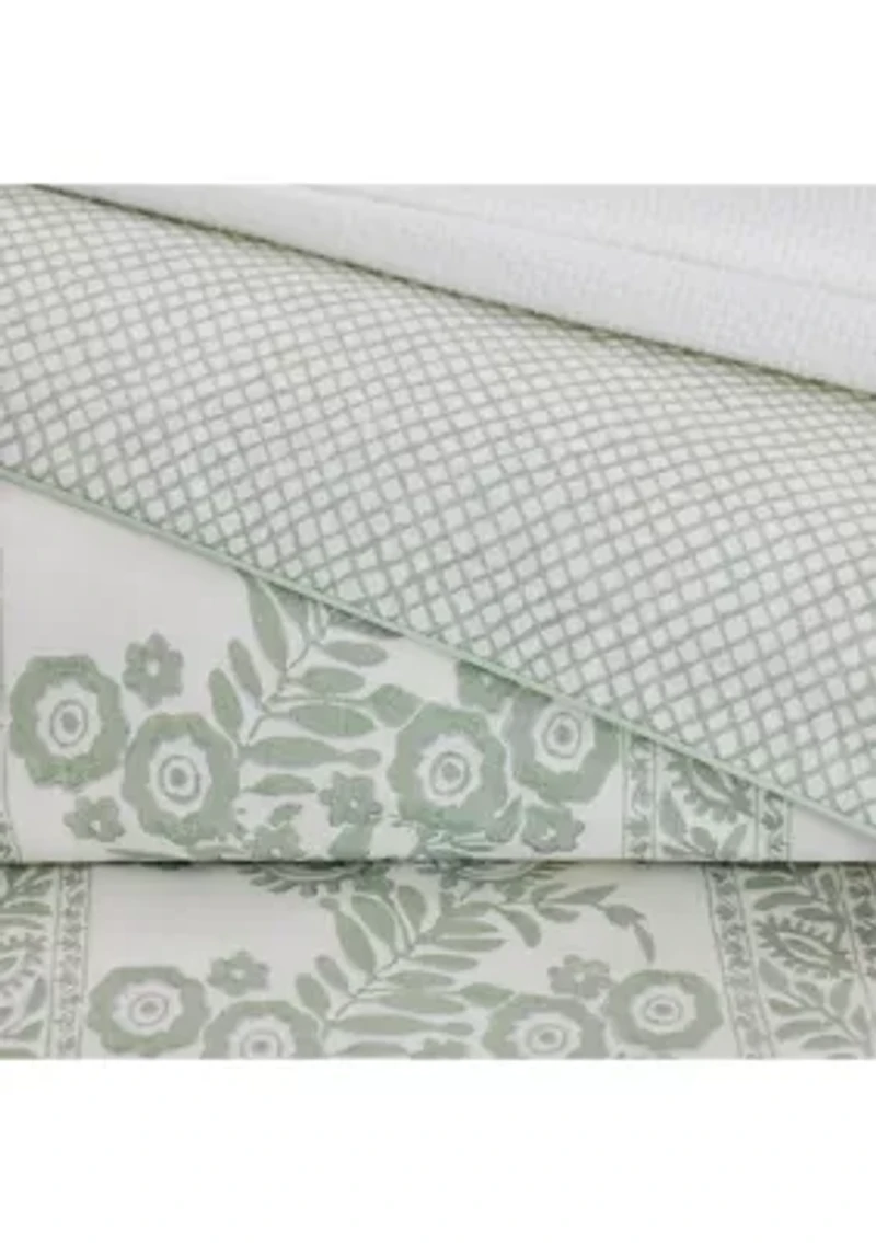 Windowpane Check Throw Pillow