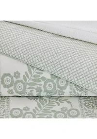 Windowpane Check Throw Pillow