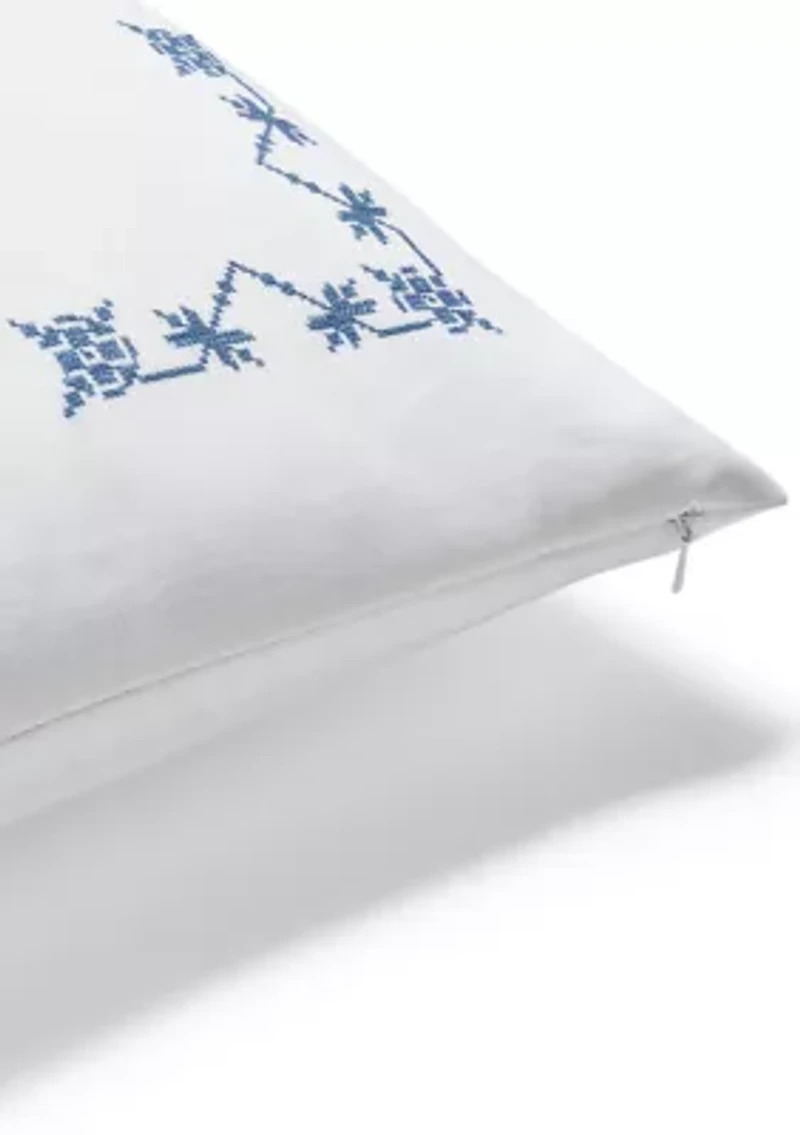 Anya Embroidery Throw Pillow