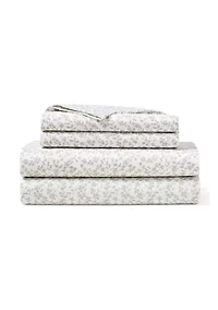 Spencer Sateen Floral Sheet Set