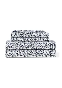 Spencer Sateen Floral Sheet Set