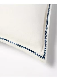 Annie Leaf Stitch Euro Sham