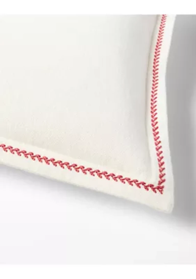 Annie Leaf Stitch Euro Sham