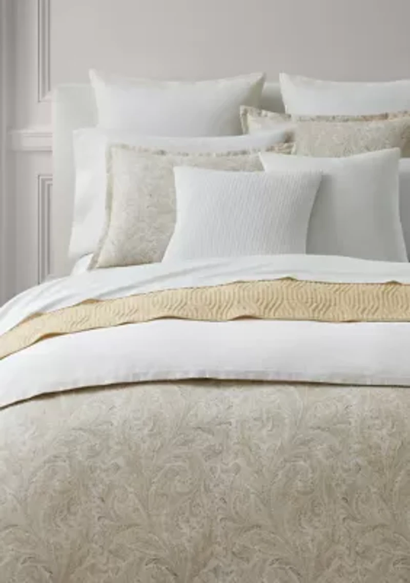 Marah Paisley Cotton Percale Full/Queen Duvet Cover Set