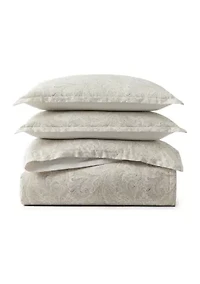 Marah Paisley Cotton Percale Full/Queen Comforter Set
