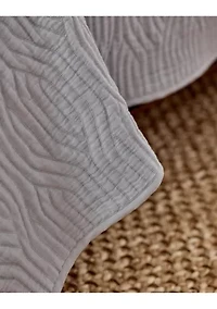 Wiley Cotton Jacquard King Quilt