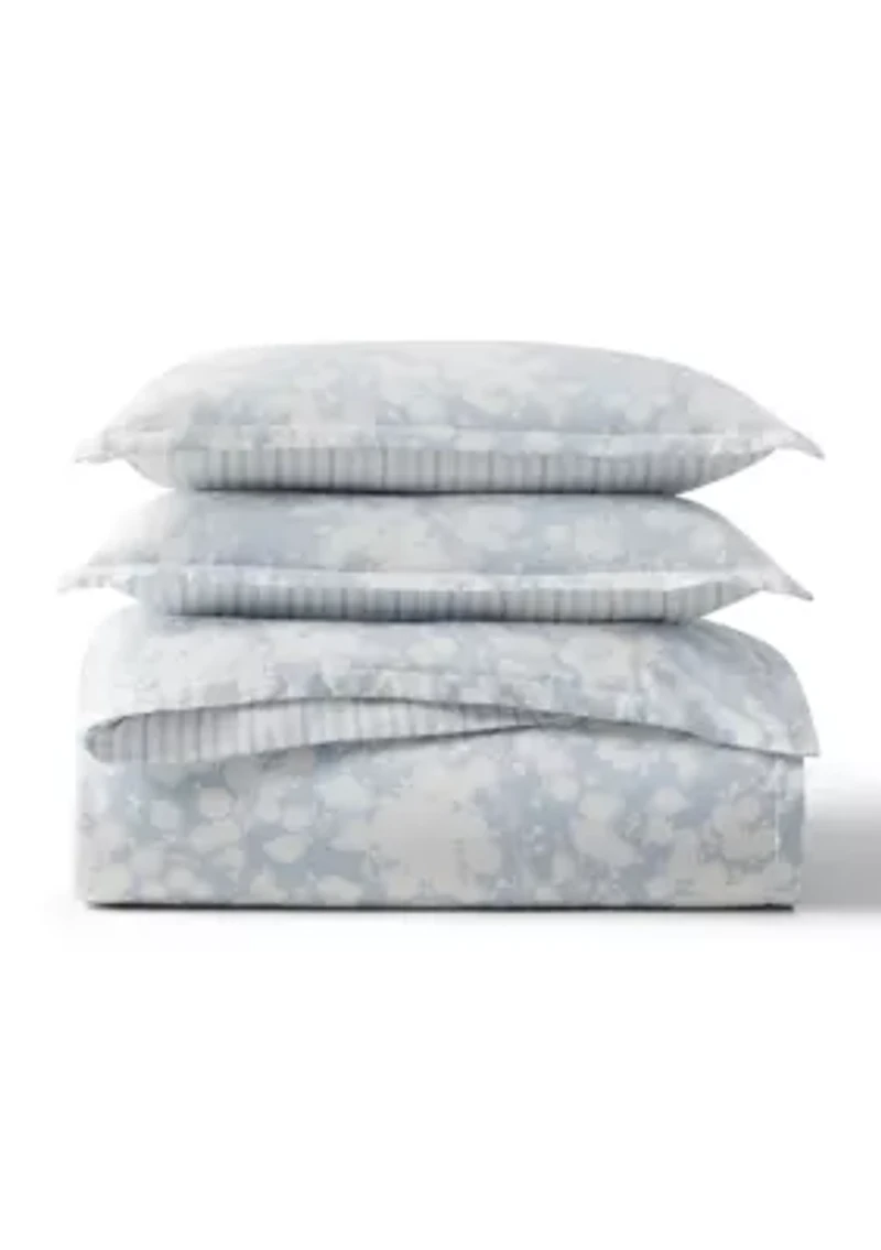 Alice Floral Cotton Sateen King Comforter Set