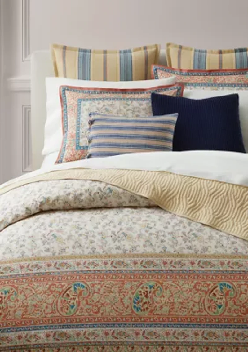 Bering Paisley Cotton Percale Full/Queen Duvet Cover