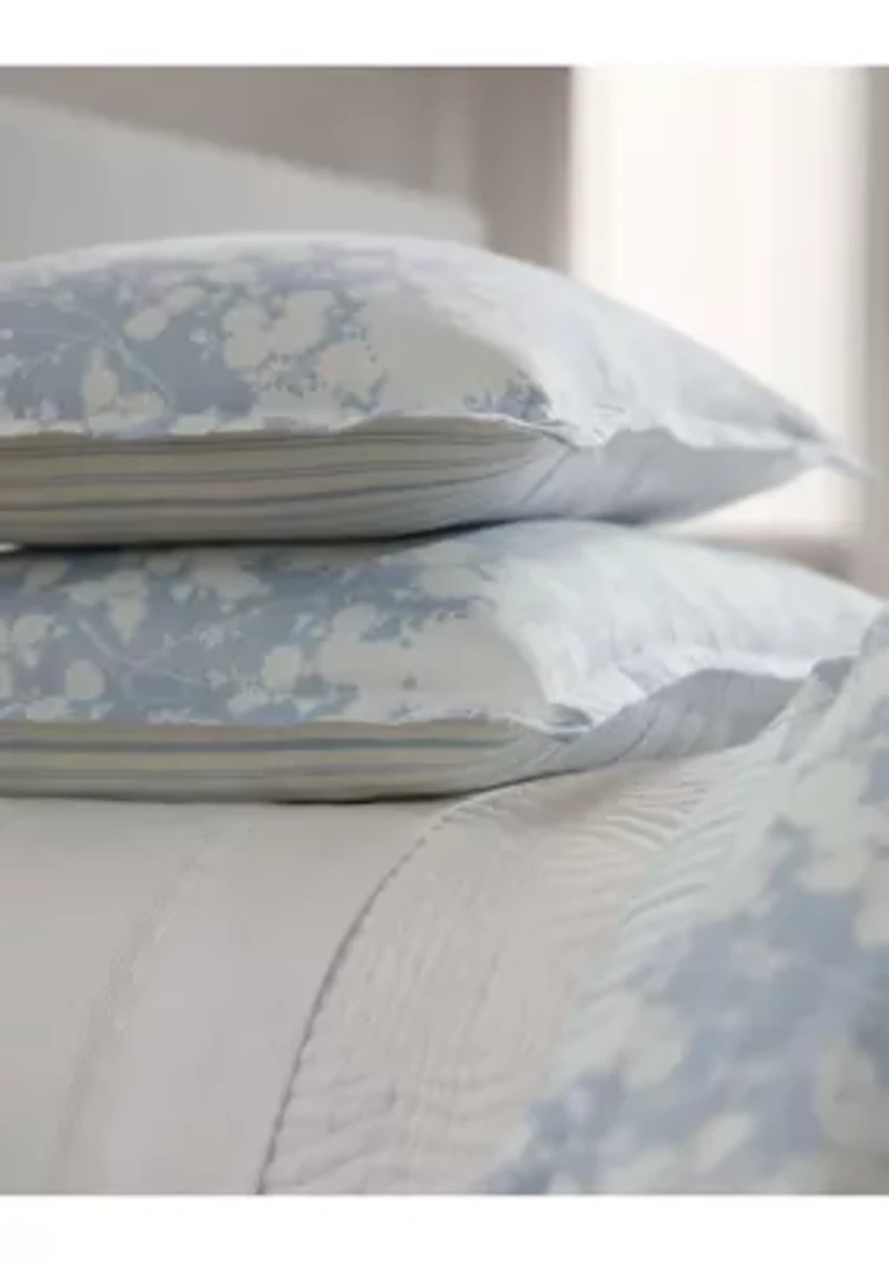 Alice Floral Cotton Sateen King Duvet Cover Set