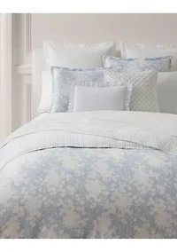 Alice Floral Cotton Sateen King Duvet Cover Set