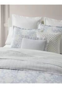 Alice Floral Cotton Sateen King Duvet Cover Set