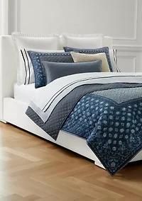 Becket Diamond-Stitched Cotton Quilt